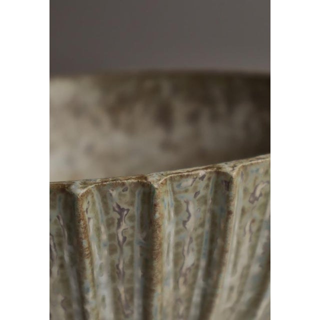 Large Art Deco Stoneware No. 189 Bowl by Arne Bang, Denmark, 1930s For Sale - Image 12 of 16