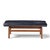 Jens Risom Mid Century Walnut Floating Bench This bench measures: 49.5 wide x 19.5 deep x 17.25 high, with a seat...