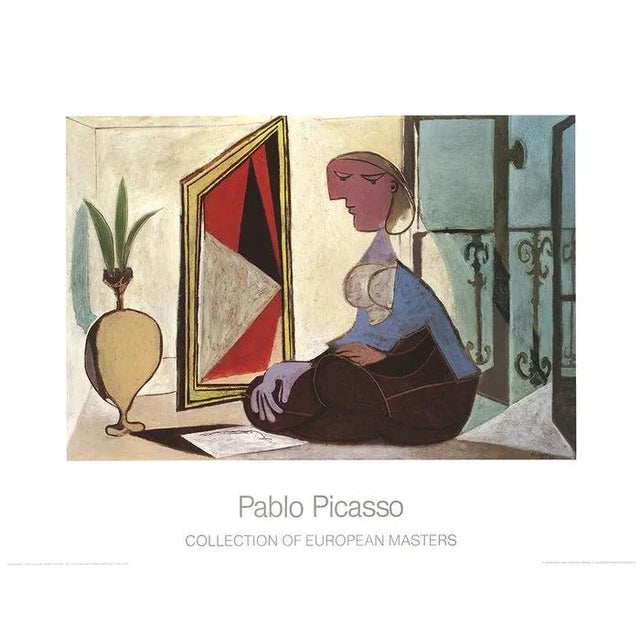 Artist: Pablo Picasso Title: Femme au Miroir Year: 1989 Signed: No Medium: Offset Lithograph Paper Size: 27.5 x 35.5...