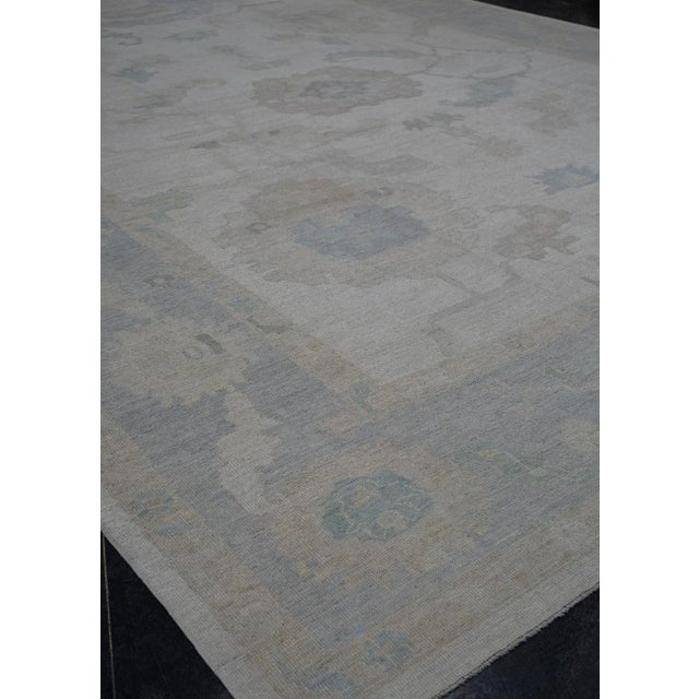 Early 21st Century Turkish Oushak Rug 13'9" x 18'3" For Sale - Image 5 of 6