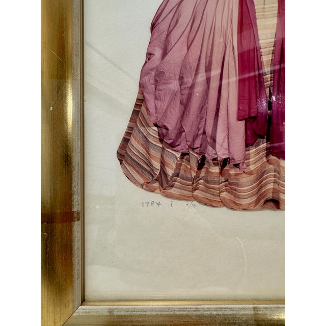 1980s Elga Heinzen Signed Photo Collage 1987 Limited Edition Framed For Sale - Image 5 of 5