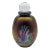 Robert Eickholt Signed Iridescent Art Glass Perfume Bottle Purples Blues 1990 For Sale