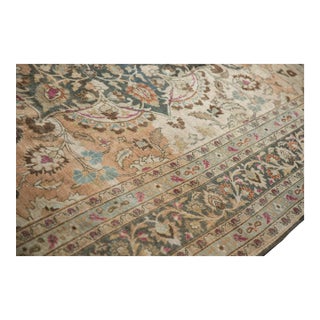 Vintage Distressed Meshed Carpet - 8'6" x 11'10" For Sale