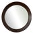 Round Wood Wall Mirror For Sale