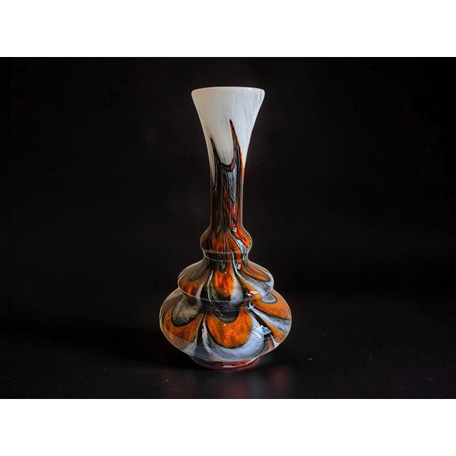 Black Opaline Glass Vase attributed to Carlo Moretti, 1970s For Sale - Image 8 of 10