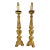 Pair of 19th Century Carved Altar Sticks Mounted as Lamps For Sale