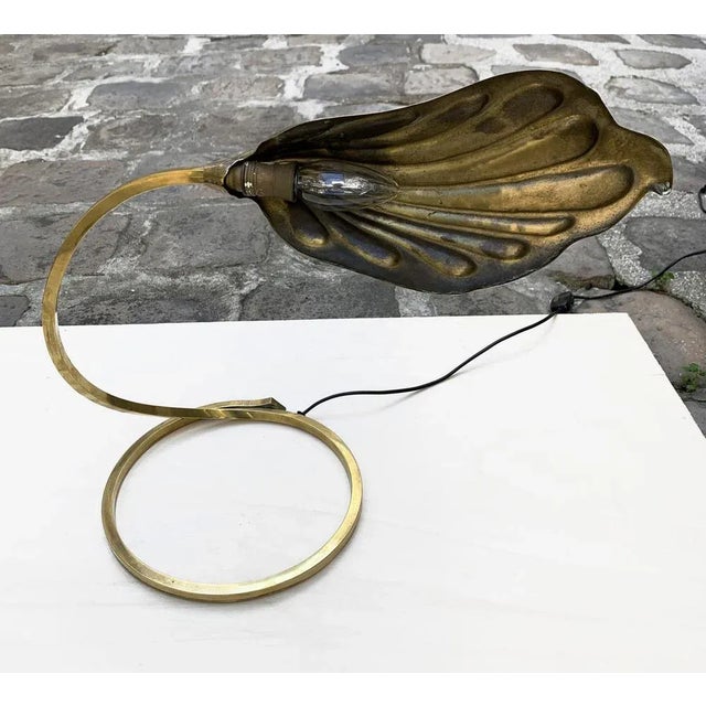 1970s Leaf Lamp by Tommaso Barbi, 1970s For Sale - Image 5 of 5