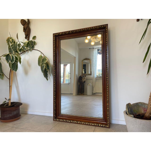 Biedermeier Mirror in Walnut Veneer For Sale - Image 17 of 17