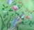 Exquisite hand-painted chinoiserie mural set with soft sage green backdrop, showcasing blooming peonies, lotus, varied...