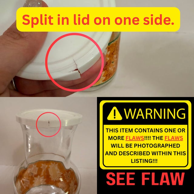 Vintage Mid Century Modern Kig Glass Carafe Sunflower Floral Orange Retro Juice Pitcher For Sale - Image 9 of 10