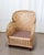 Art Deco Revival French Cane & Rattan Club Chair, C. 1980s For Sale - Image 11 of 15