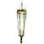 Italian 1940s Brass and Glass Lantern For Sale