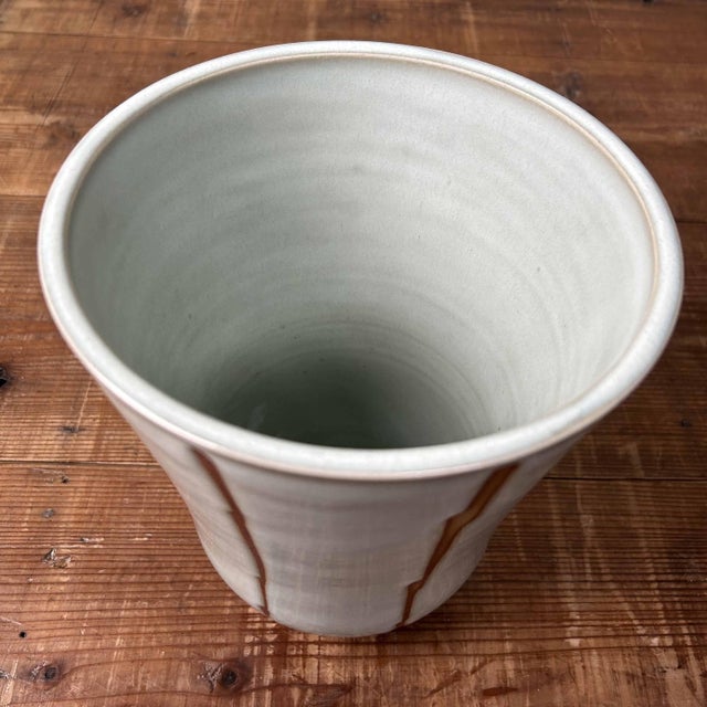 Mid-Century Modern Vintage Ikebana Flower Vase in Ceramic, 1960s For Sale - Image 3 of 18