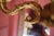Six-Armed Wooden Gilded Chandelier For Sale - Image 6 of 11