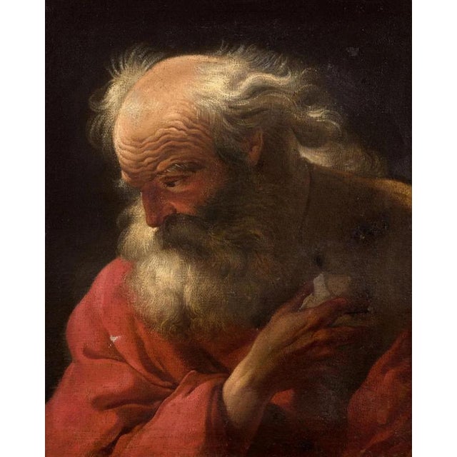 After N. de Largillière, Saint Jerome, 1740s, Oil on Canvas For Sale - Image 5 of 6