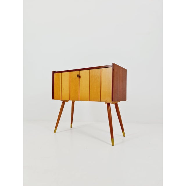 Small Mid-Century Modern German Sideboard, 1950s For Sale - Image 3 of 11