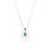 Natural emerald 1.87cts & diamond 1.34cts pendant in 18k gold For Sale - Image 18 of 18