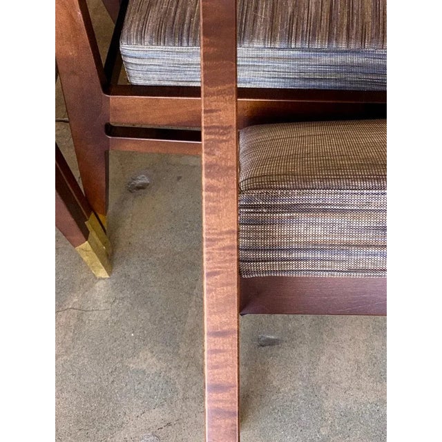 Modern Custom Made Dining Chairs - Set of 6 For Sale - Image 11 of 12