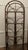 Wood Tall Bamboo and Glass Room Dividers, Set of 2 For Sale - Image 7 of 9