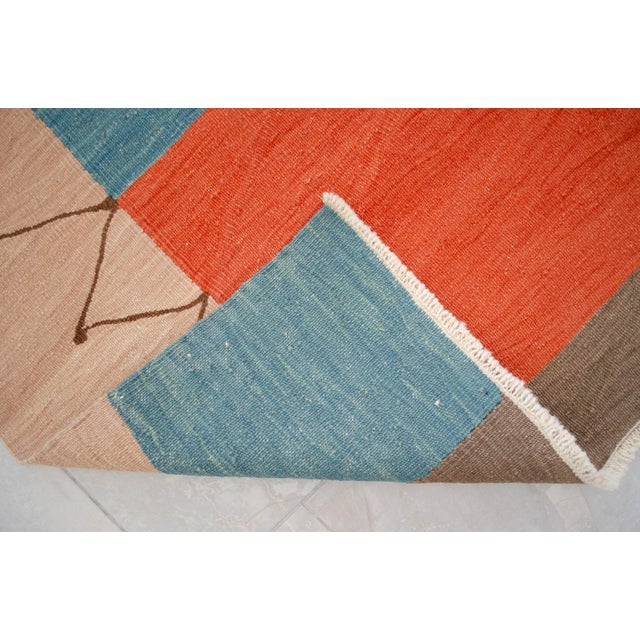 Paul Klee "Clown "Inspired Hand Woven Area Rug & Wall Decor - 3′10″ × 5′4″ For Sale - Image 13 of 14