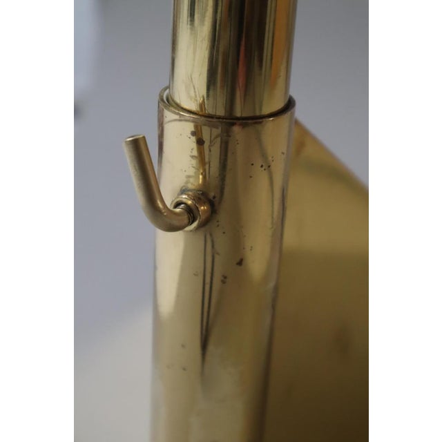 Futuristic Space Age Floor Lamp in Brass, 1960s For Sale - Image 9 of 18