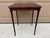 Mid-20th Century Regency-Style Mahogany Faux Bamboo Drinks Table For Sale - Image 11 of 12
