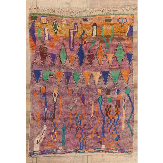 Contemporary Boujad Moroccan Rug, 08'04 X 11'02 For Sale - Image 10 of 10