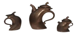 Modernist Michael Lambert Tea Set - Set of 3