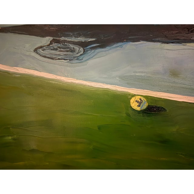 Contemporary Abstract Expressionist Original Tennis Oil Painting For Sale - Image 3 of 6