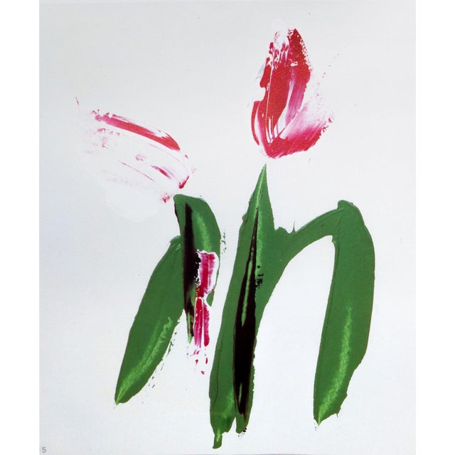 Modern 1995 French Exhibition Poster, Gerard Gasiorowski, Pots De Fleurs 115-116 For Sale - Image 3 of 4