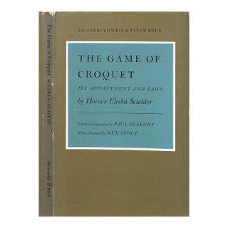 "The Game of Croquet: Its Appointment and Laws" 1968 Scudder, Horace Elisha For Sale