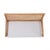 Antigua 42 in. W Rectangular Rattan Dining Bench with Back, Natural Rattan For Sale In Chicago - Image 6 of 7