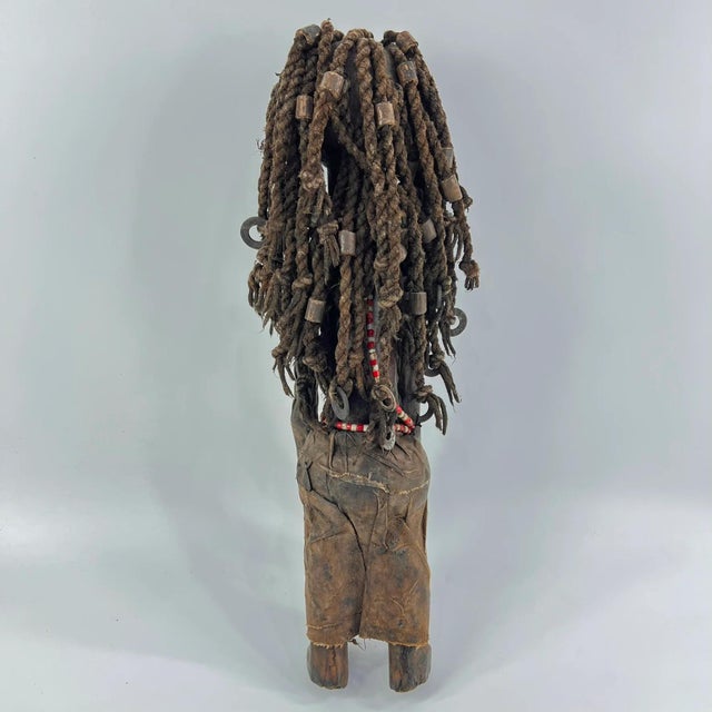 Early 20th Century Nyamwezi Wood and Leather Fetish Figure Tanzania For Sale - Image 4 of 11