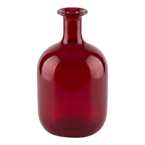 1950s Blenko #920 Ruby Red Primitive Decanter by Winslow Anderson (Attributed)
