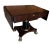 1900 - 1909 Antique Neoclassical Mahogany Drop-Leaf Table Sofa Table For Sale - Image 5 of 6