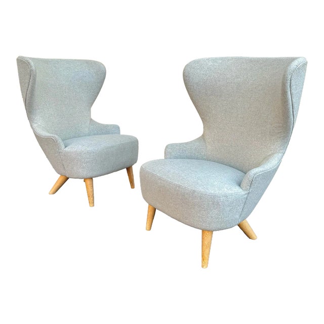Tom Dixon for George Smith Micro Wingback Chairs For Sale