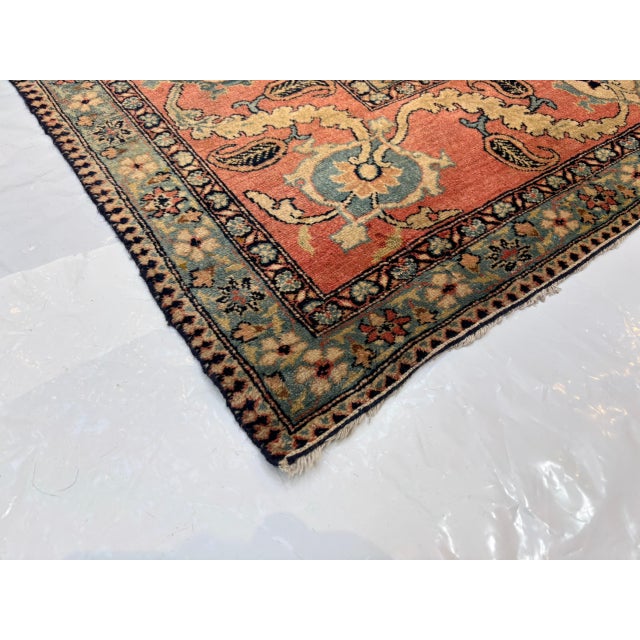 Textile Antique Persian Tabriz. 8'1" X 11'7" For Sale - Image 7 of 7