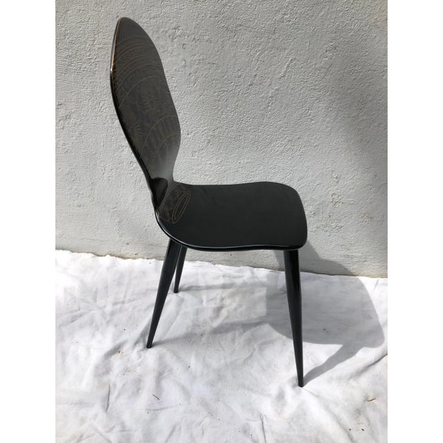 1980s 1980s Piero Fornasetti Wood & Metal "Balloon" Chair For Sale - Image 5 of 10