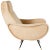 Velvet Retro Mid Century Accent Chair in Camel For Sale - Image 4 of 9