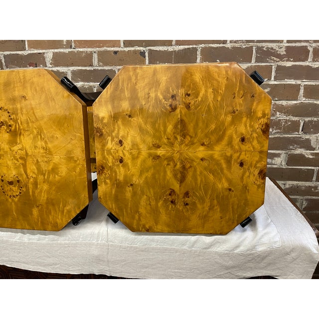 Wood Vintage Art Deco Style Side Tables For Sale - Image 7 of 7