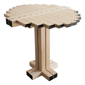 Temple Tilia Wood Table by Baka Studio