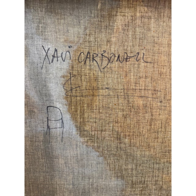 Abstract Abstract Acrylic, Oil & Pencil Painting by Xavi Carbonell For Sale - Image 3 of 9
