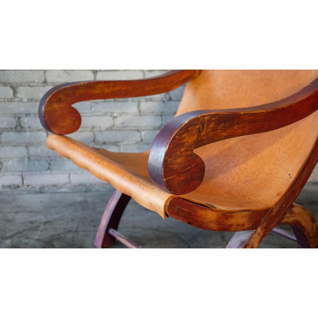 Clara Porset Style Mexican Butaque Chair For Sale - Image 16 of 18