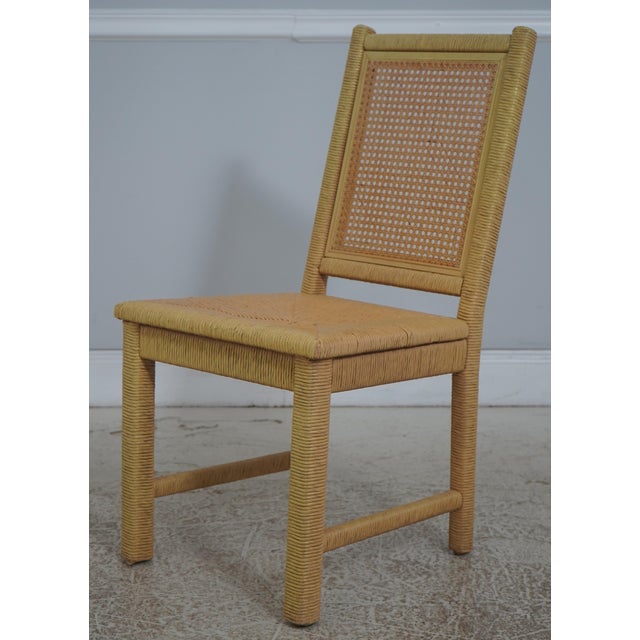 Lexington Henry Link Woven Wicker Writing Desk & Chair For Sale - Image 12 of 18