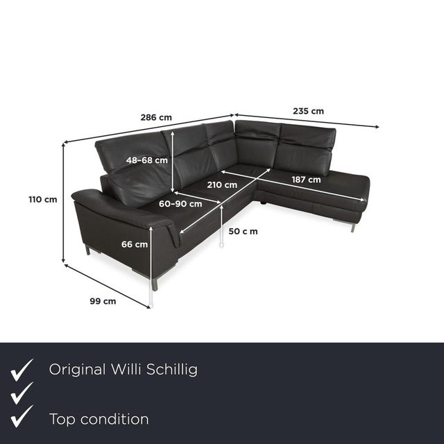 The Willi Schillig Stella corner sofa in brown leather proves that a large corner piece of furniture can still appear...