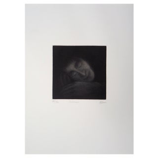 Richard Davies, Sleep, Original Etching For Sale