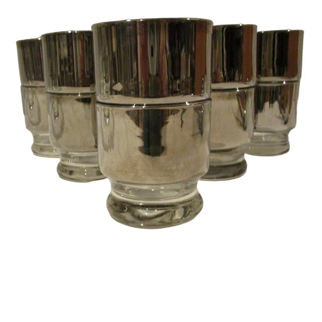 Dorothy Thorpe Vintage Dorothy Thorpe Mid Century Modern Silver Fade Ombre Complete Punch Bowl Set Retro 15 pcs Set Complete For Sale - Image 4 of 9