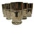 Dorothy Thorpe Vintage Dorothy Thorpe Mid Century Modern Silver Fade Ombre Complete Punch Bowl Set Retro 15 pcs Set Complete For Sale - Image 4 of 9
