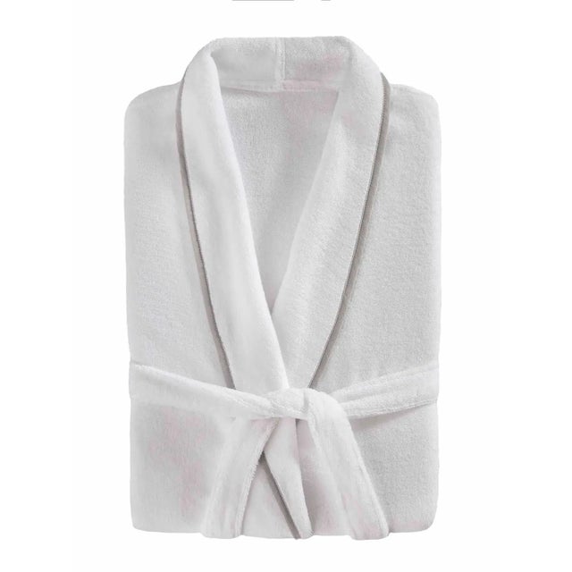 Lounge around the house in our Turkish Elegance Piped Bathrobe. This classic, hotel-style robe with elegant piping is...