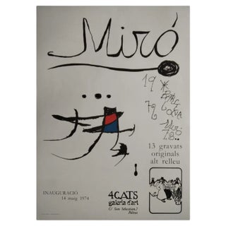 Joan Miró, Cats, Original Engravings, 1974, Set of 13 For Sale